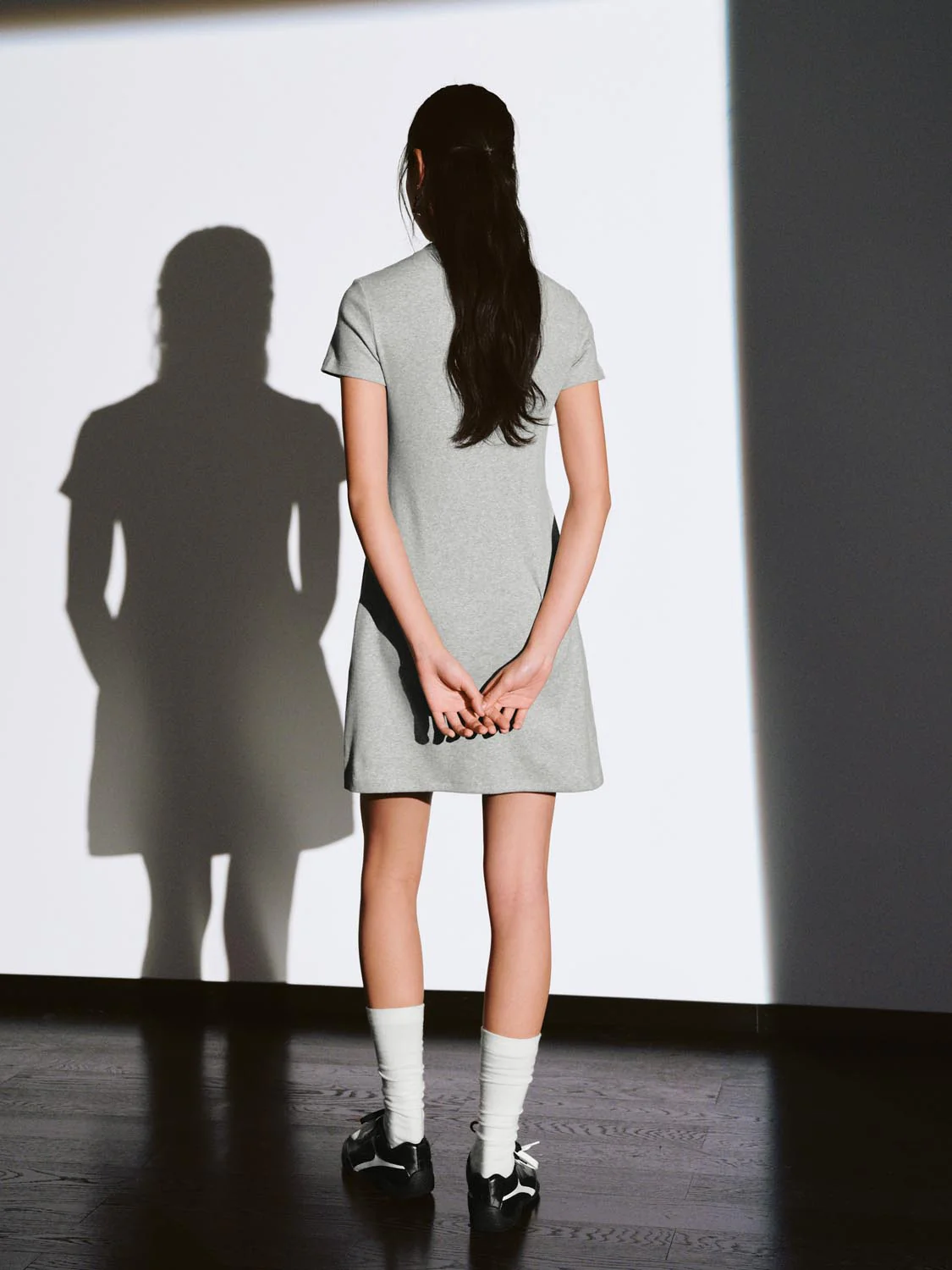 Scarf Detail Short Sleeve A-Line Midi Dresses - Image 14