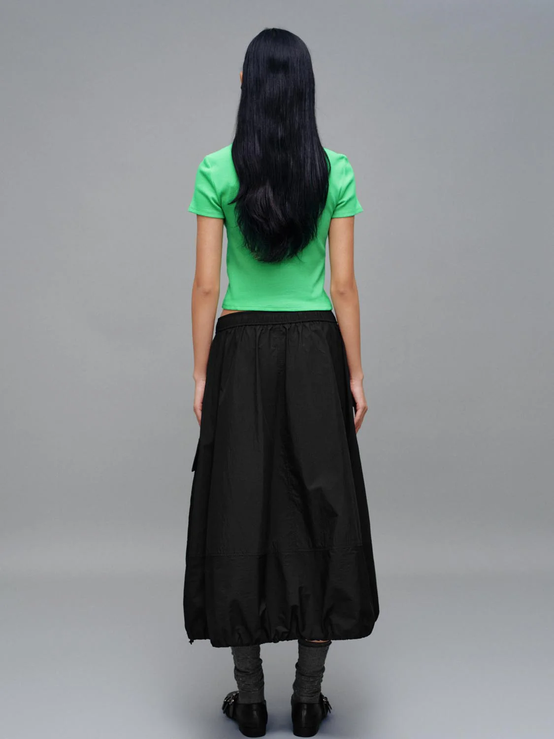 Scoop Neck Button Up Skinny Fit T-Shirts - Image 18