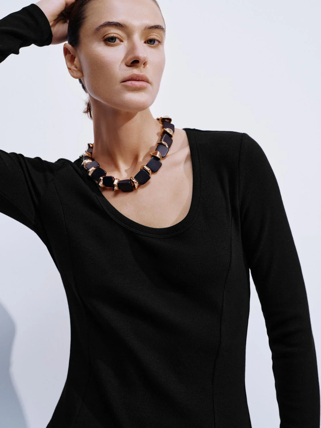 Scoop Neck Flare Long Sleeve T-Shirts - Image 19