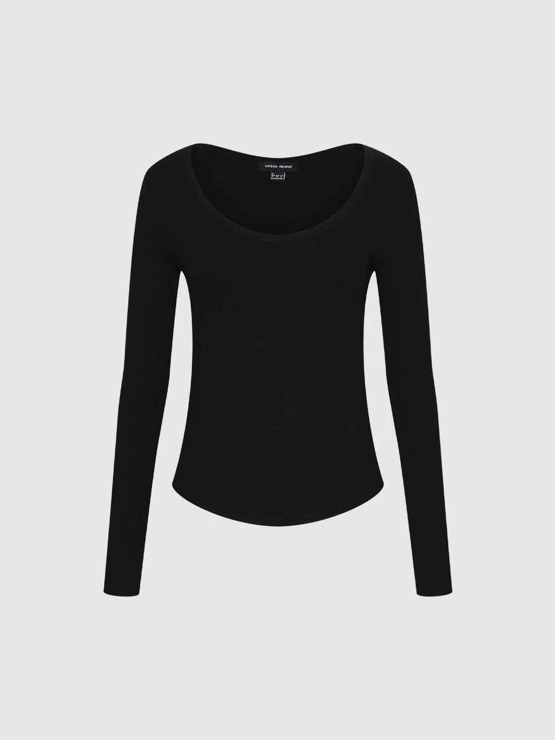 Scoop Neck Flare Long Sleeve T-Shirts - Image 23