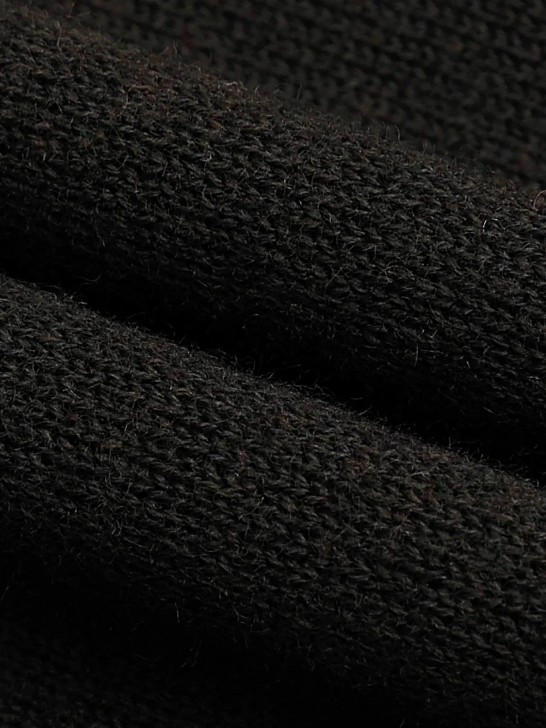 Shawl Detail Argyle Long Sleeve Knitted T-Shirts - Image 8