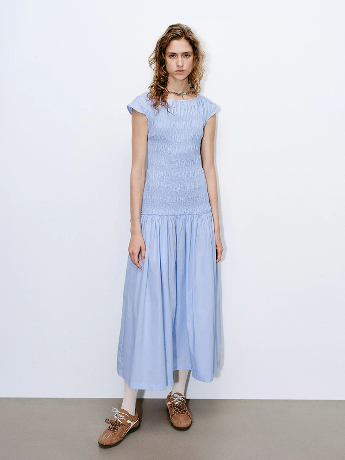 Shirred A-Line Dresses - Image 13