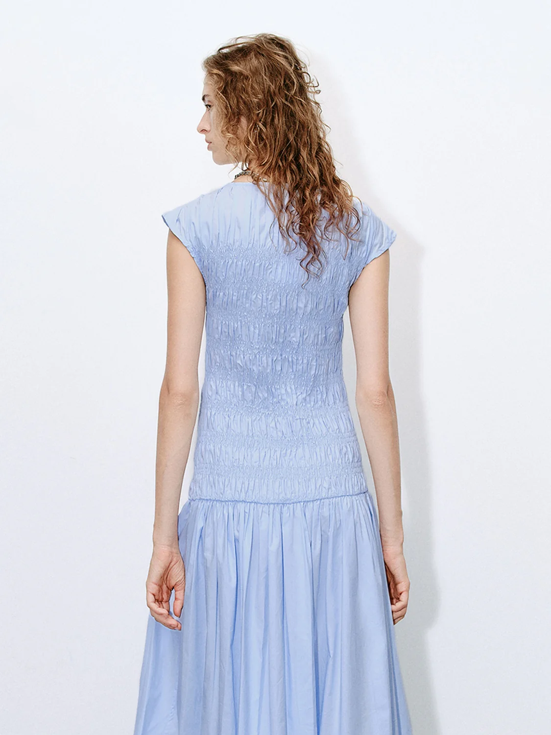 Shirred A-Line Dresses - Image 14