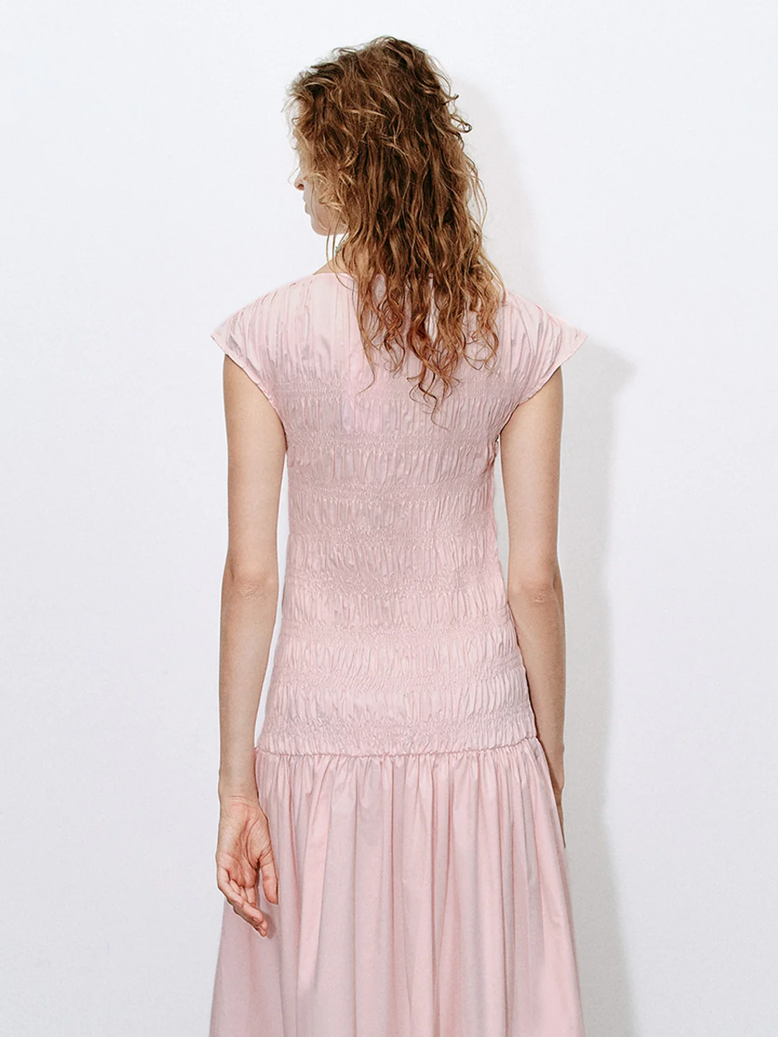 Shirred A-Line Dresses - Image 8