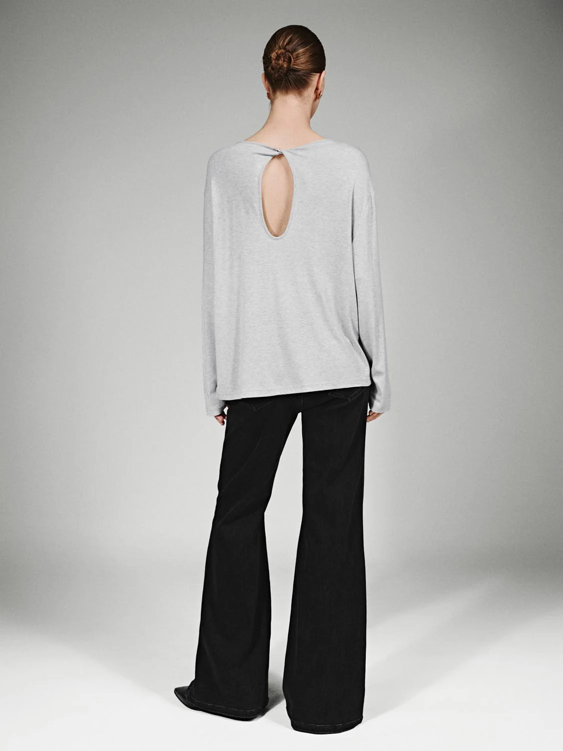 Skinny Fit Flare Leg Jeans - Image 6