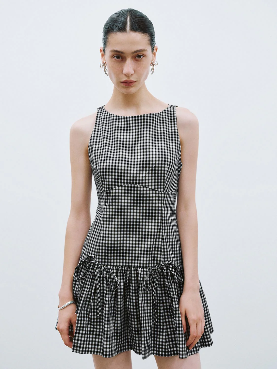 Sleeveless A-Line Mini Dresses - Image 8