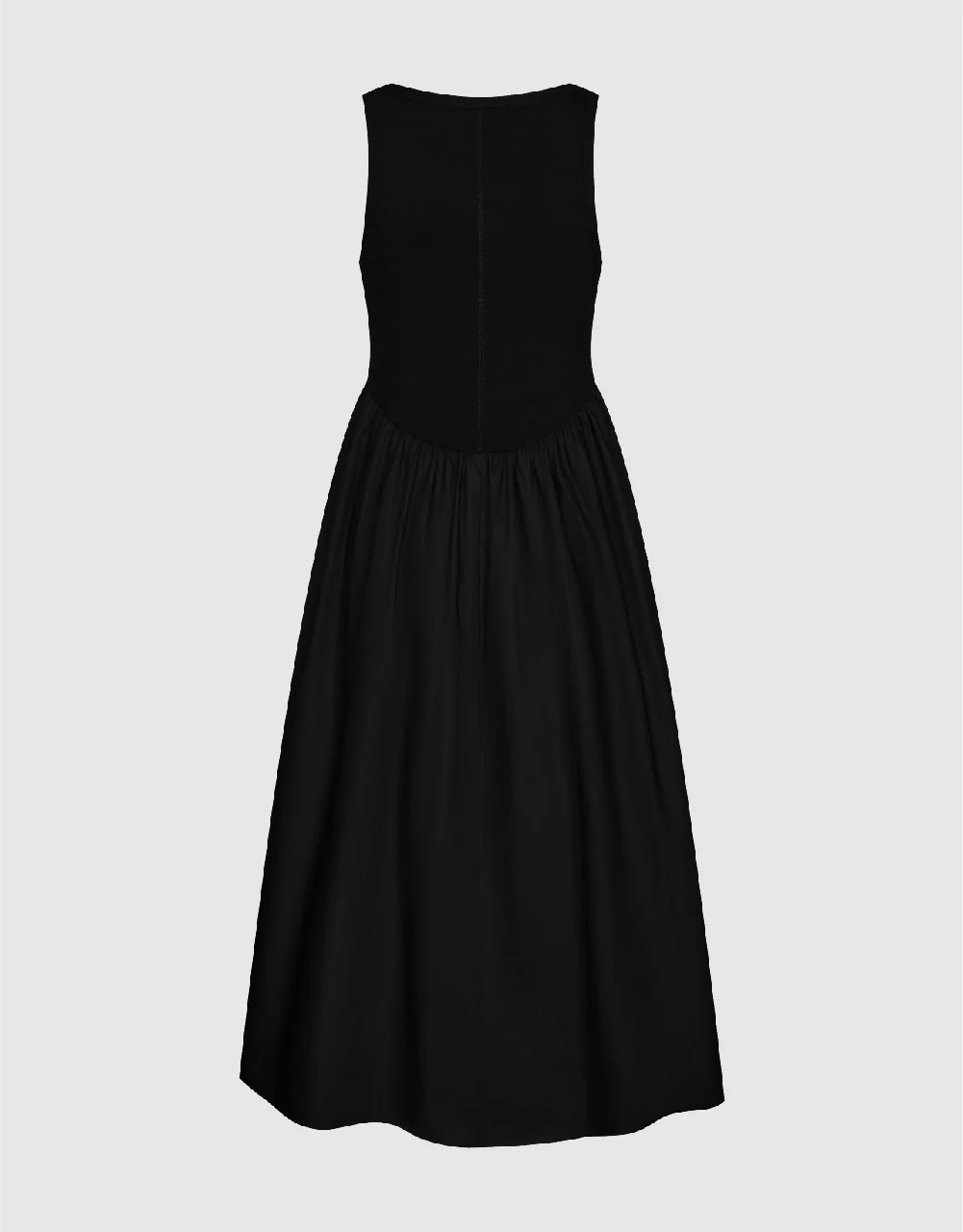 Sleeveless Crew Neck A-Line Dress - Image 21