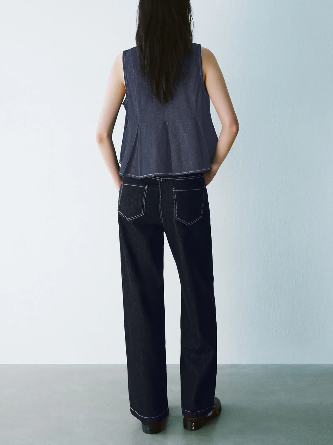 Sleeveless Denim Shirts - Image 5