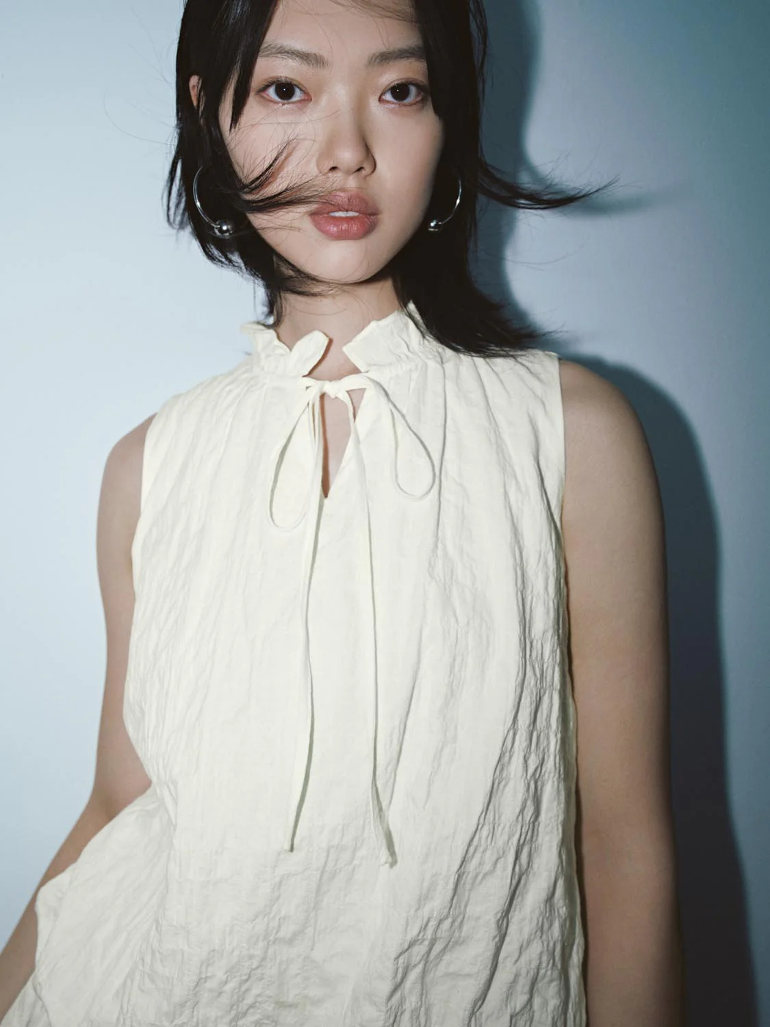 Sleeveless Ruffle Hem A-Line Mini Dresses - Image 3