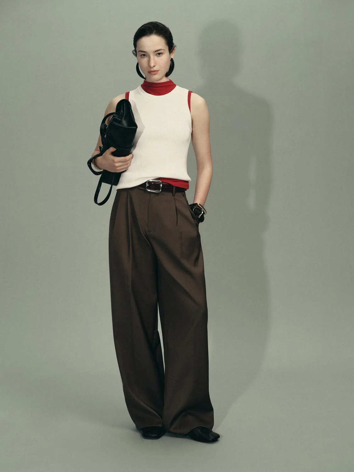Sleeveless Skinny Fit Knitted T-Shirts - Image 4