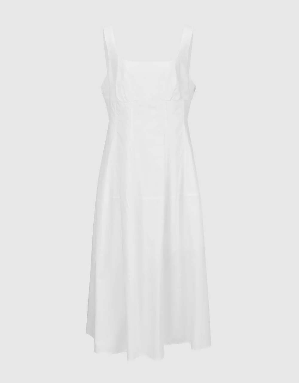 Sleeveless Square-cut Collar A-Line Dress - Image 2