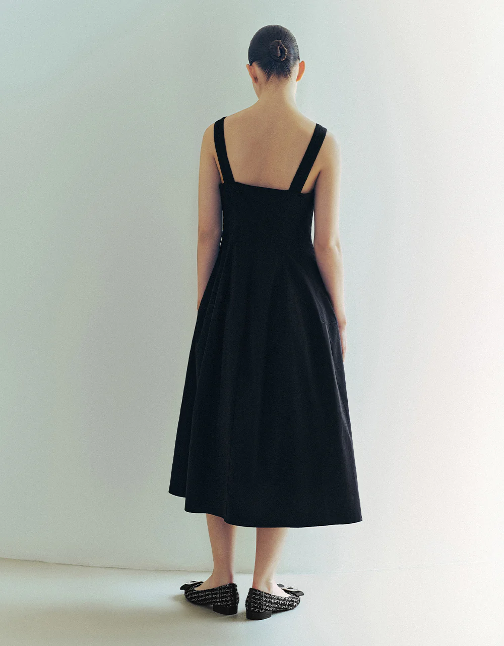 Sleeveless Square-cut Collar A-Line Dress - Image 22