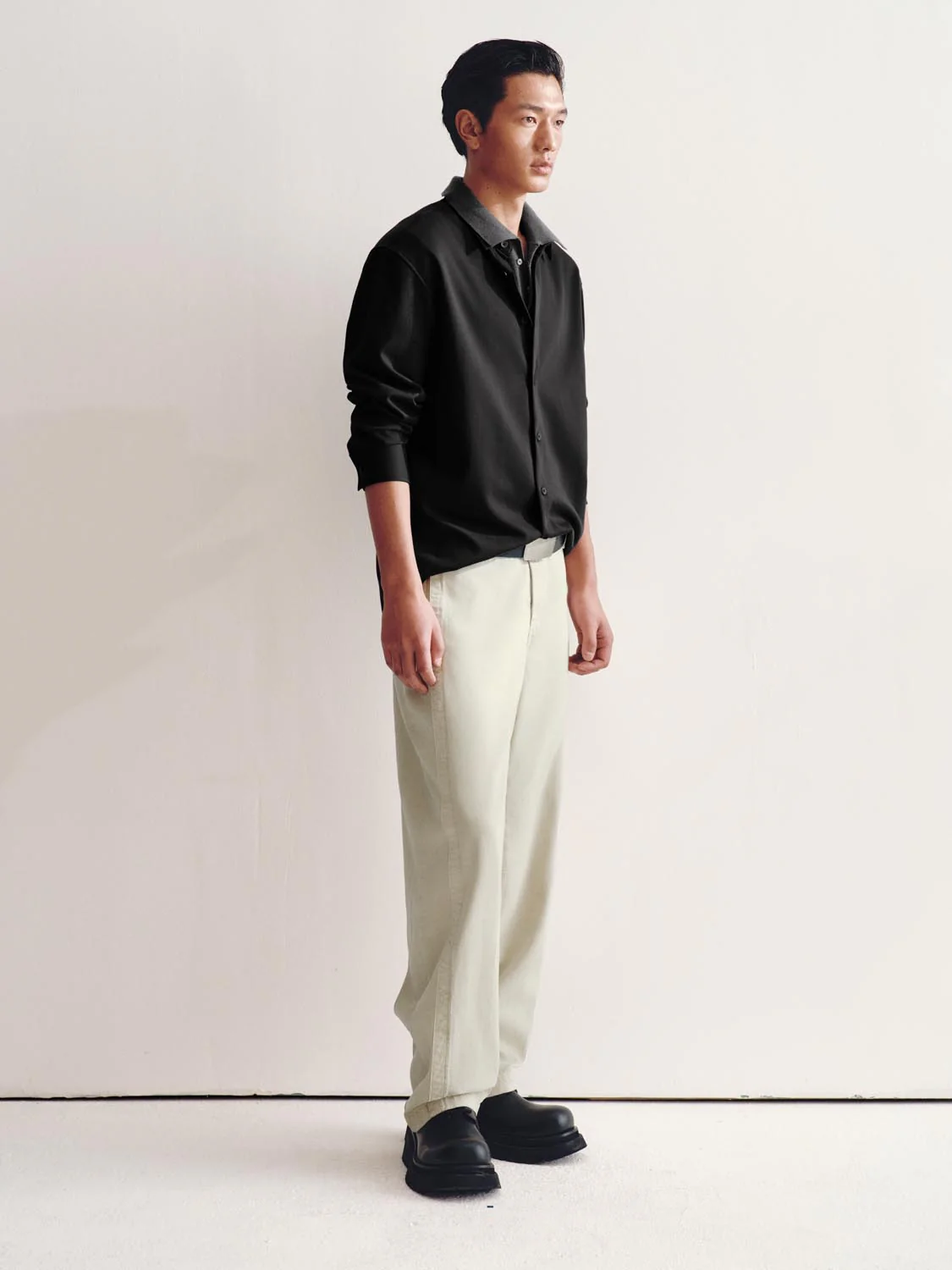 Slim-Fit Solid Shirts - Image 12