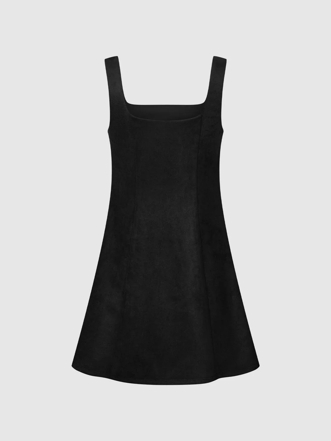Square Neck Sleeveless A-Line Midi Dresses - Image 2