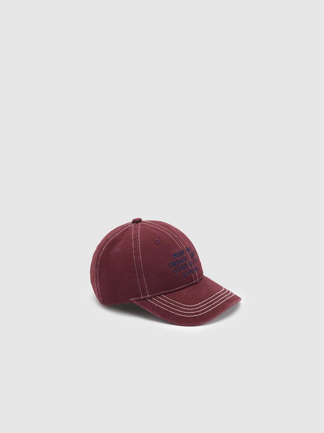 Stitch Detail Embroidered Baseball Cap - Image 14