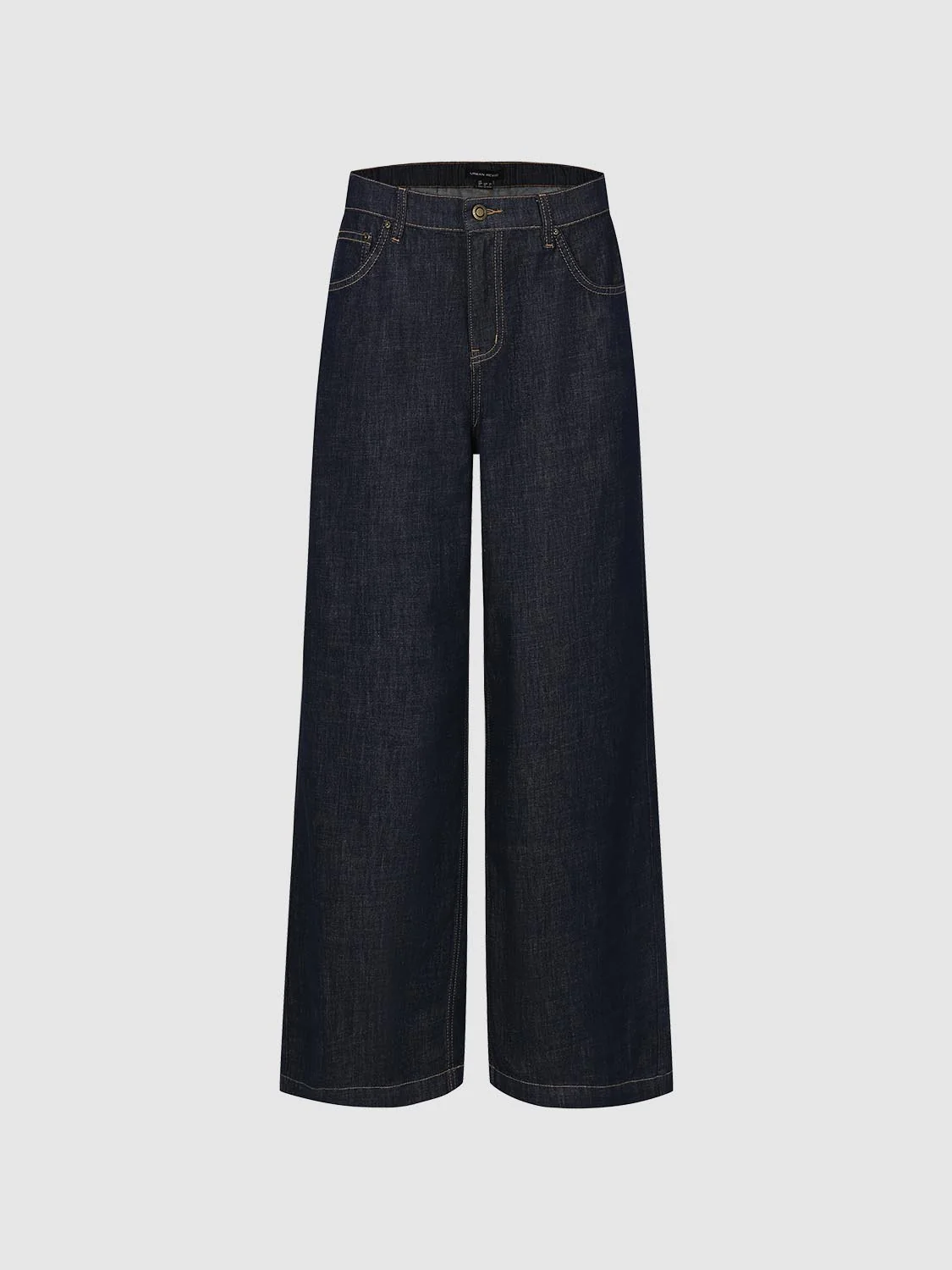 Stitch Detail Straight Leg Jeans - Image 2