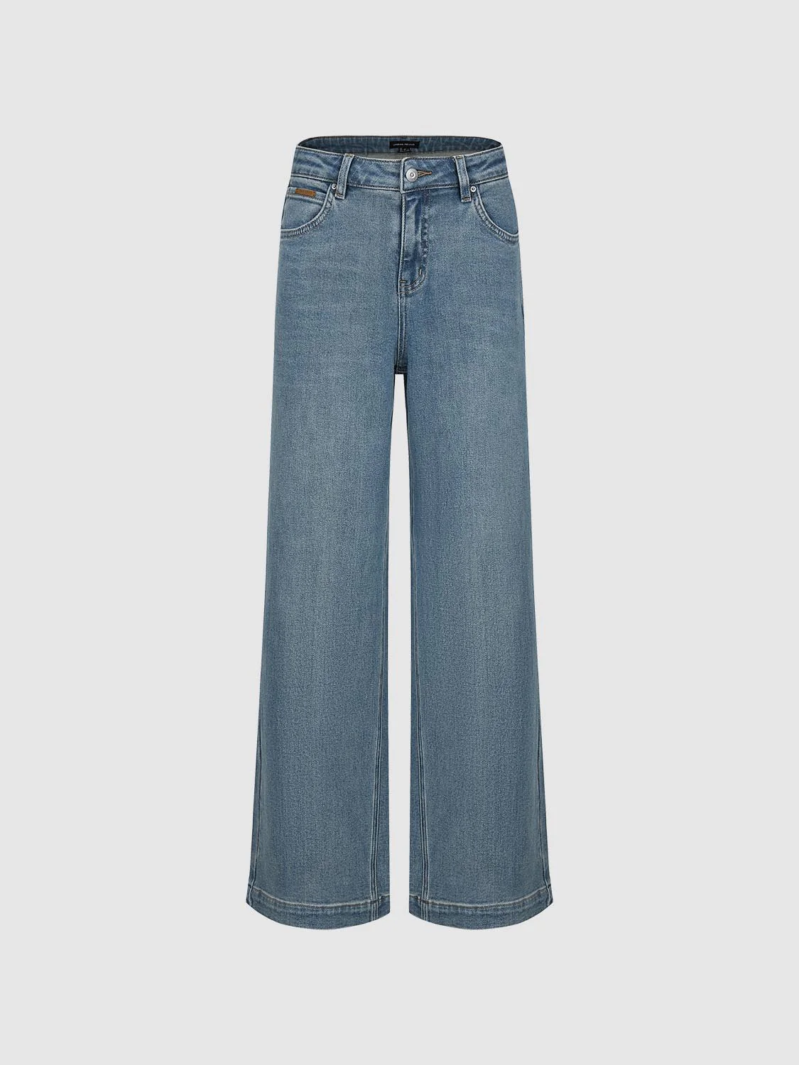 Stitch Detail Wide Leg Jeans - Image 2