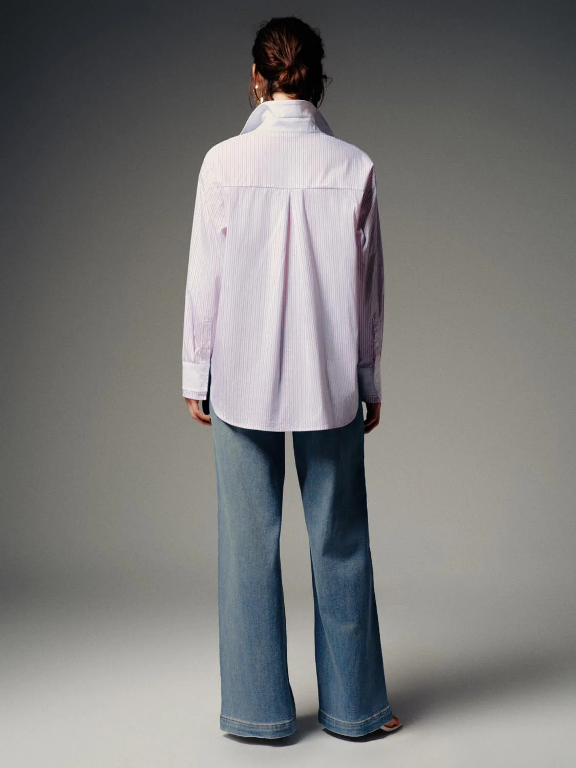 Stitch Detail Wide Leg Jeans - Image 6