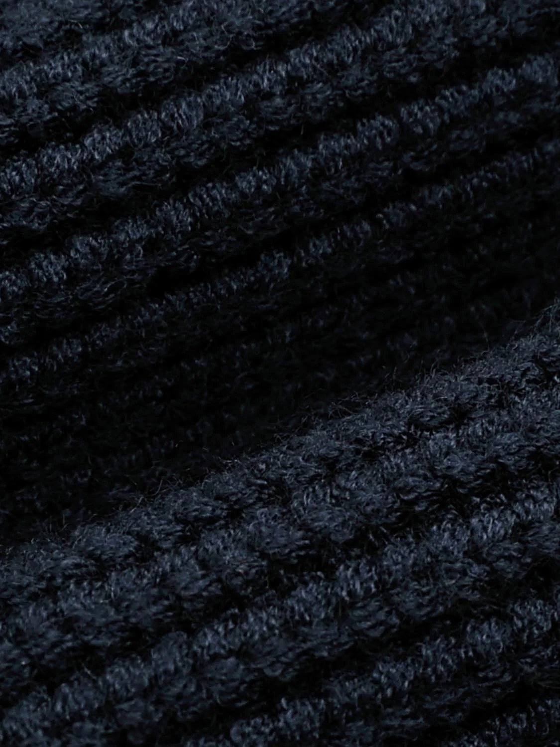 Striped Trim Crew Neck Knitted Cardigan - Image 8