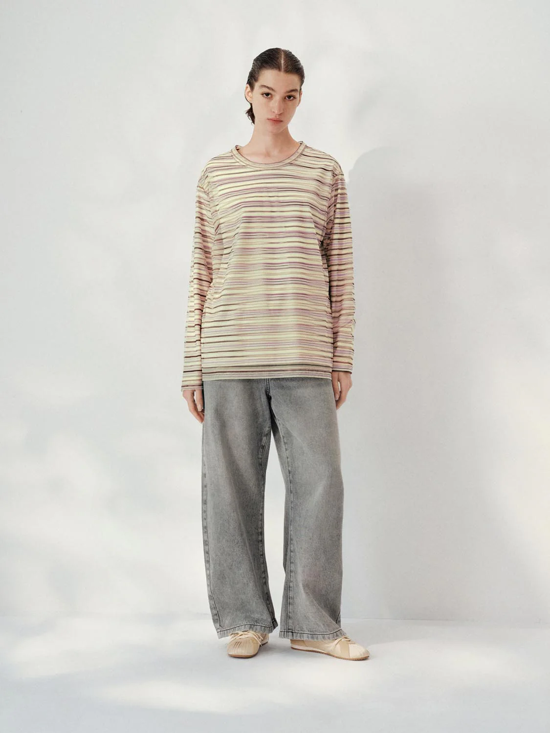 Stripped Long Sleeve T-Shirts - Image 4