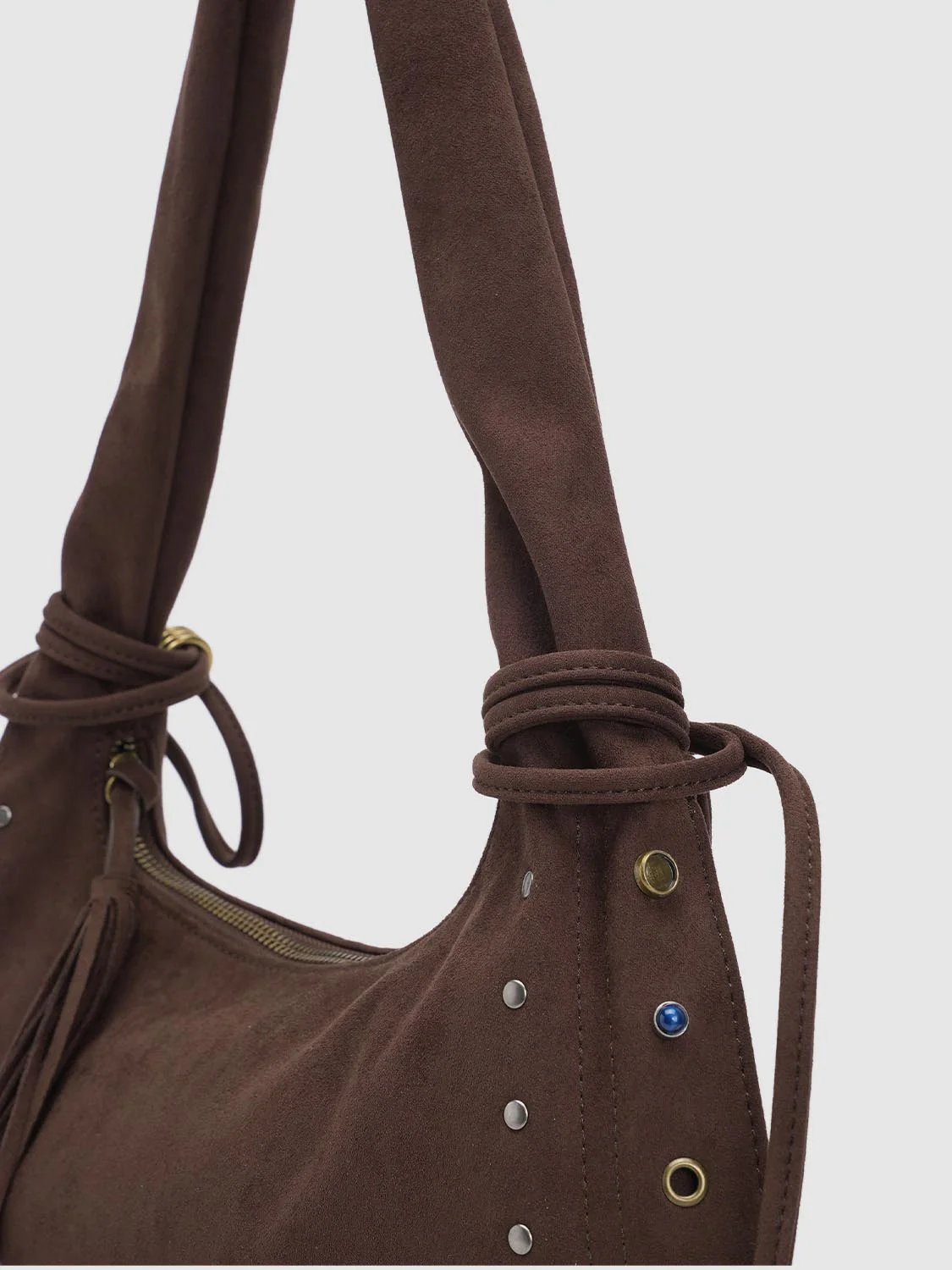 Studded Bow Detail Shoulder Bags - Image 6