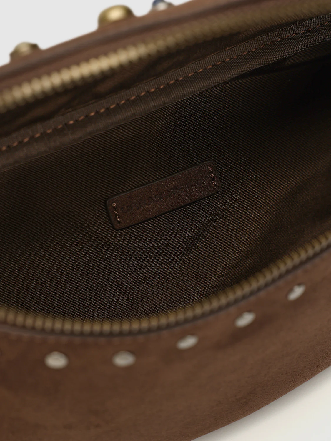 Studded Crescent Shoulder Bags - Image 6