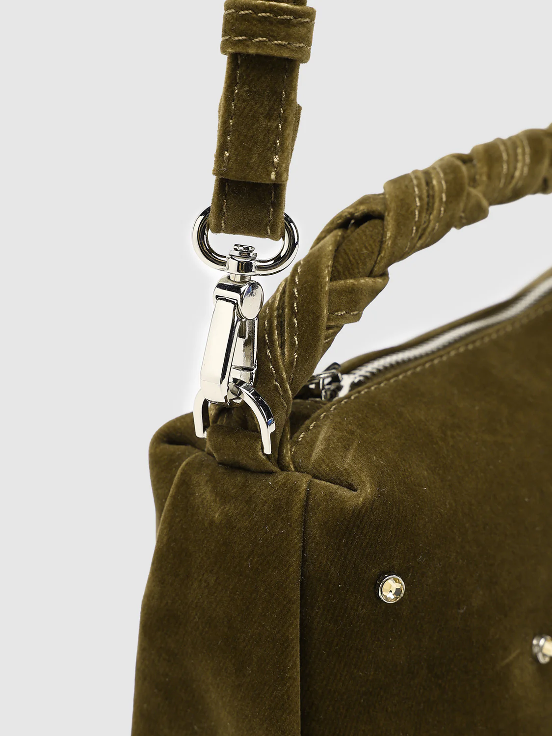 Studded Handle Shoulder Bags - Image 4