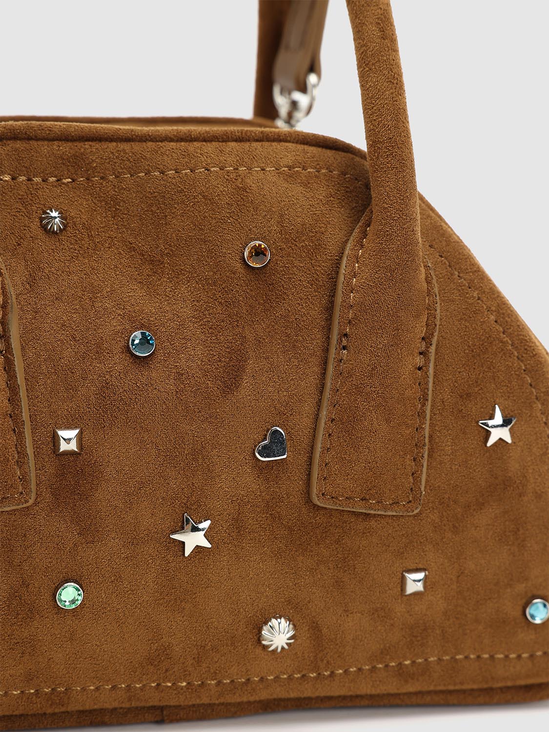 Studded Handle Shoulder Bags - Image 4
