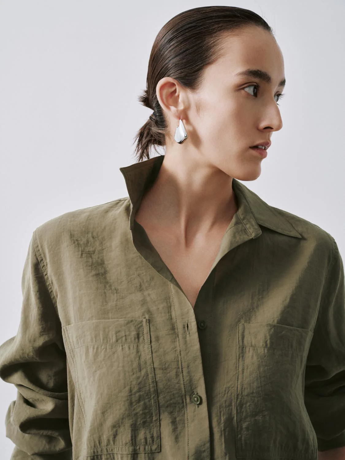Symmetric Patch Pocket Shirts - Image 14