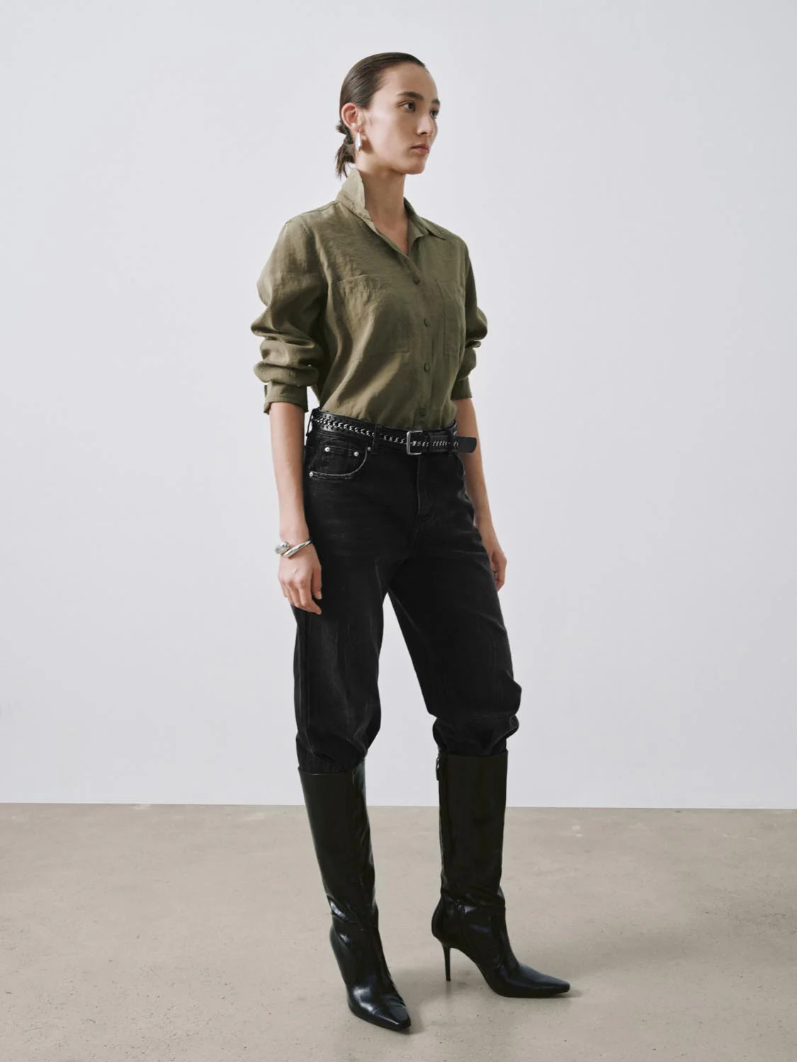 Symmetric Patch Pocket Shirts - Image 16