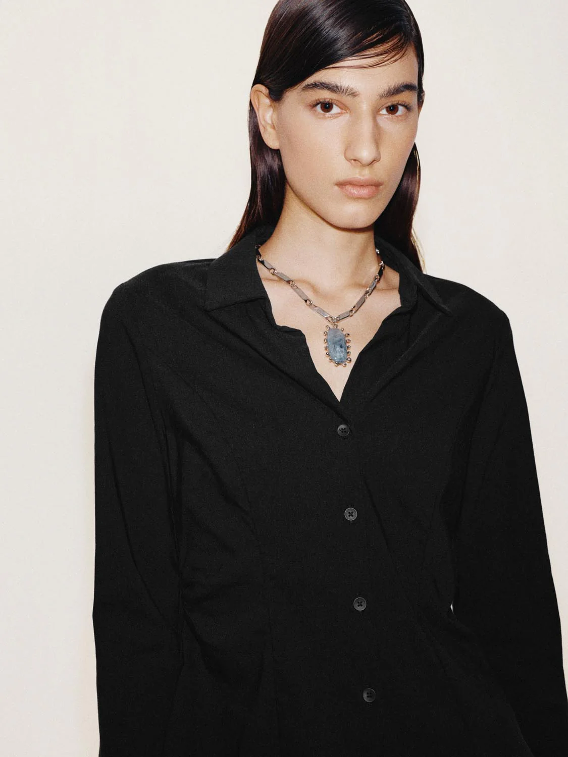 Tailored Cinched Waist Shirts - Image 11