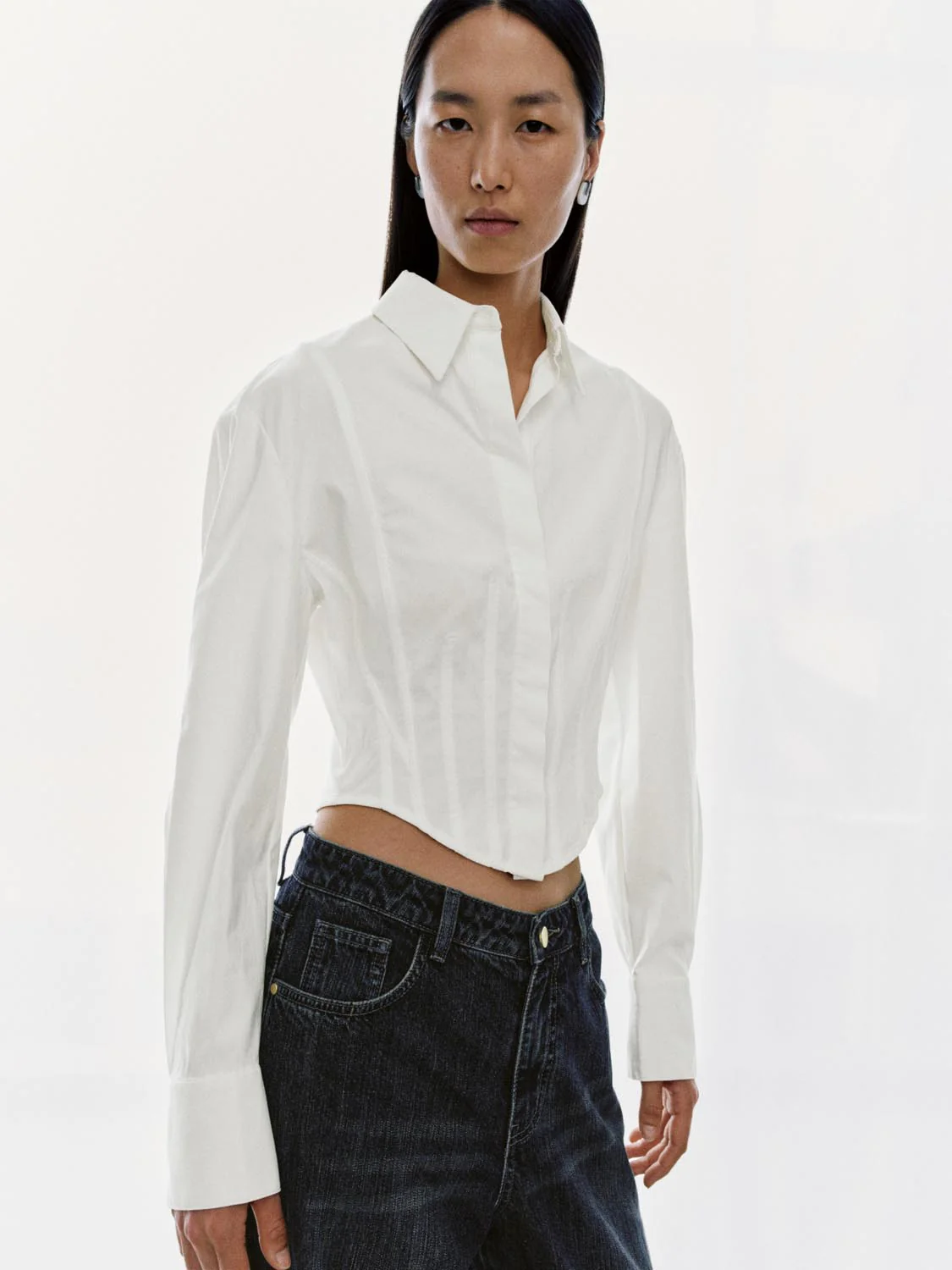 Tailored Corset Detail Shirts - Image 2