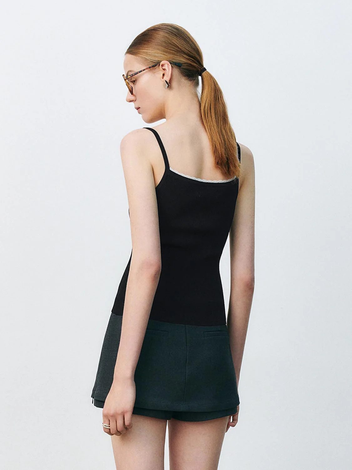 Thin Strap Knitted T-Shirts - Image 2