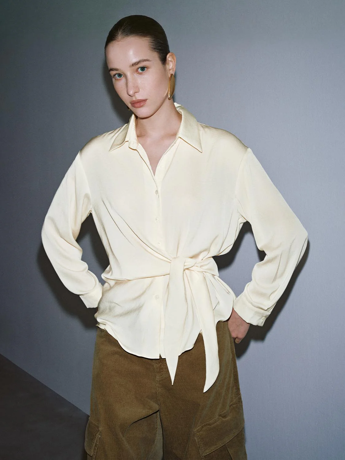 Tie Belted Shirts - Image 9