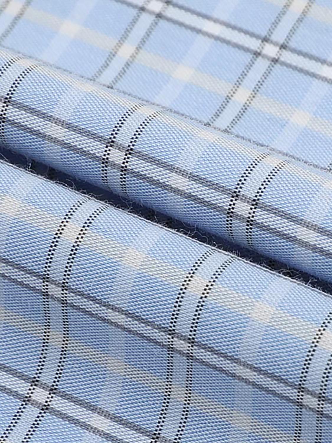 Tie Neck Plaid Shirts - Image 8