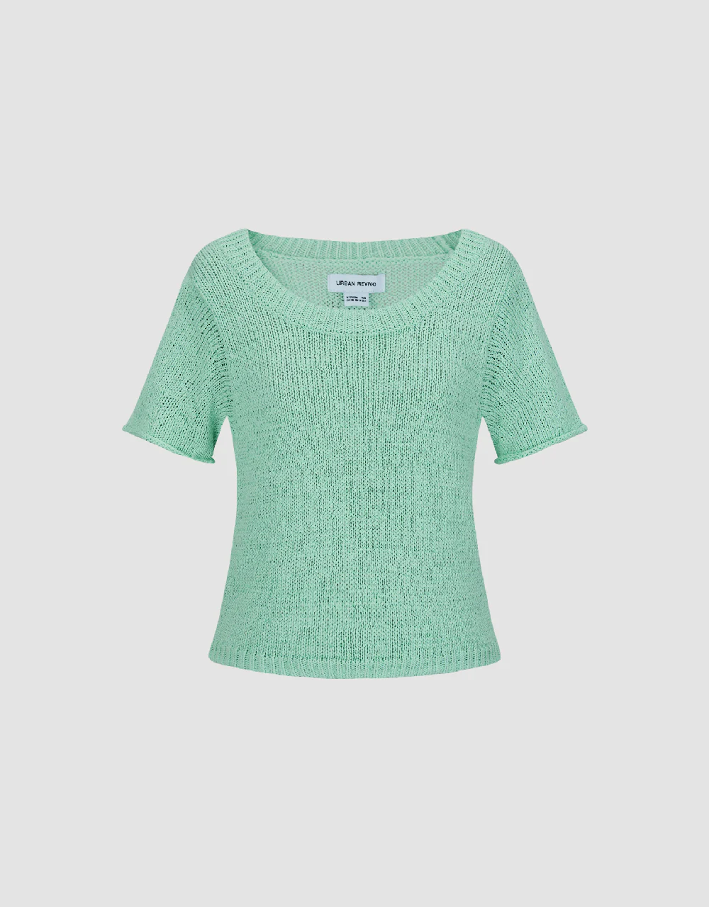 U Neck Knitted T-Shirt - Image 20