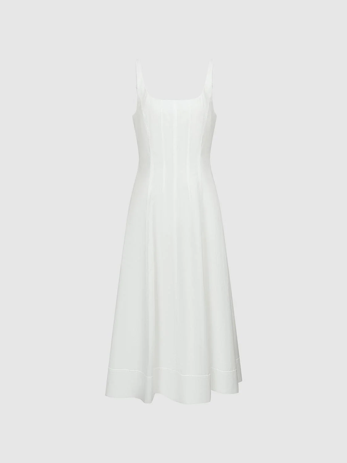 U-Neck Sleeveless Midi Dresses - Image 7
