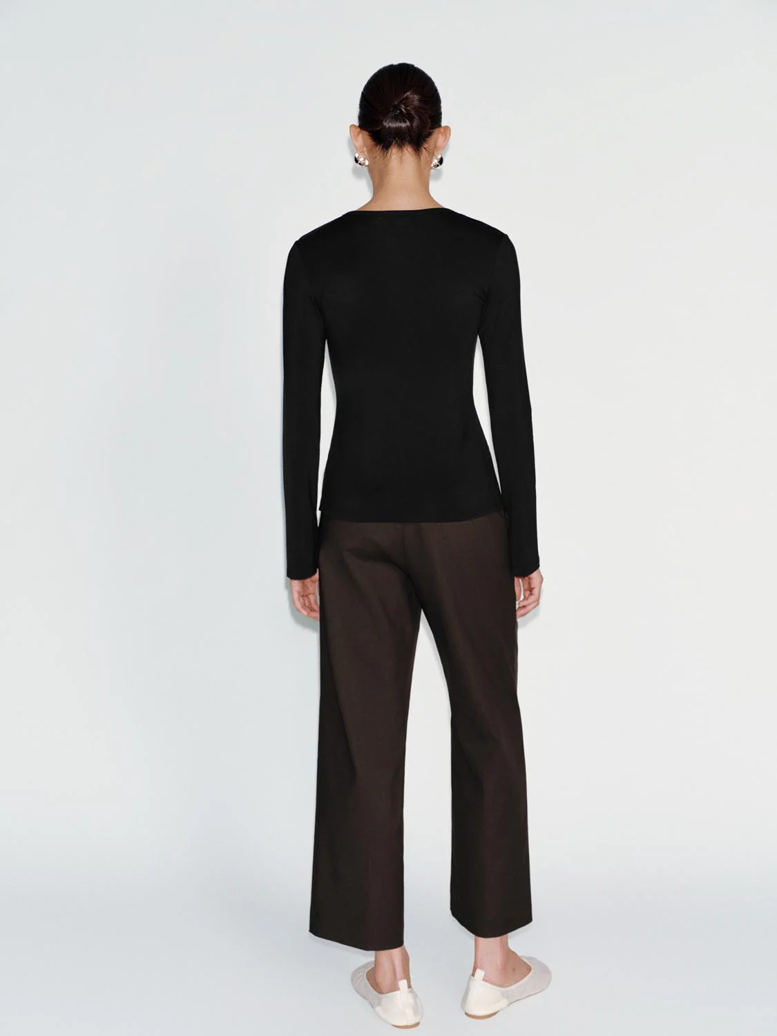 V-Neck Nipped Waist Button Up Jackets - Image 14