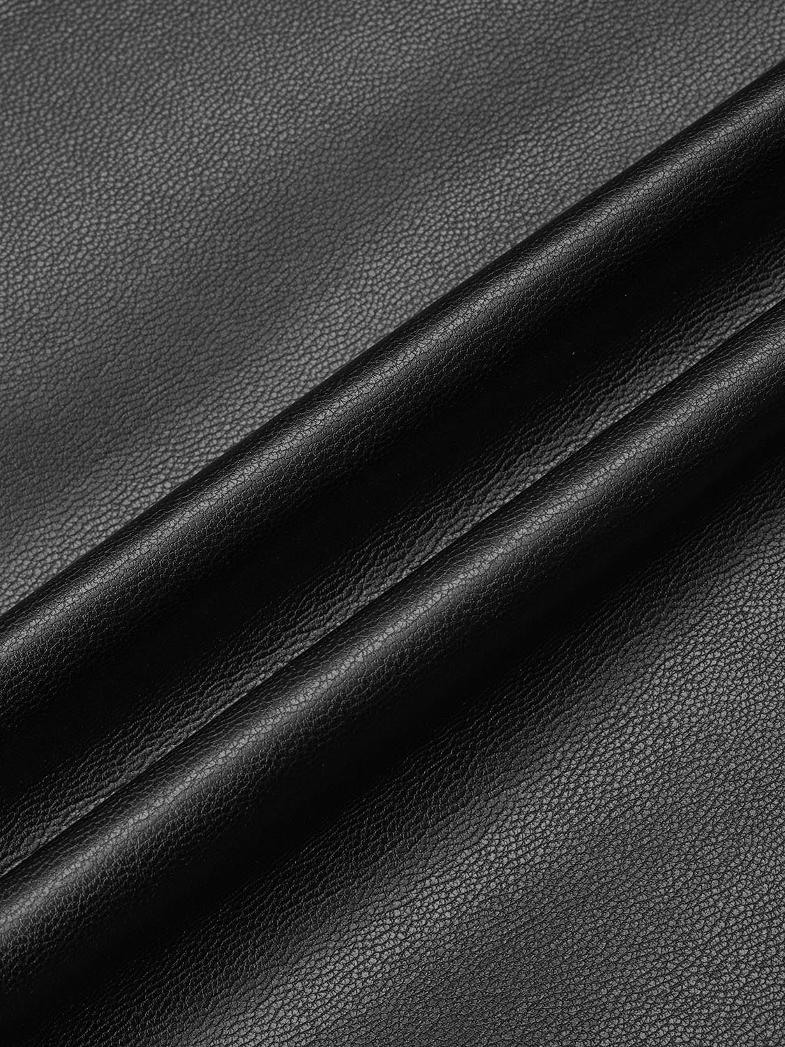 Vegan Leather Loose Fit Shirt - Image 8