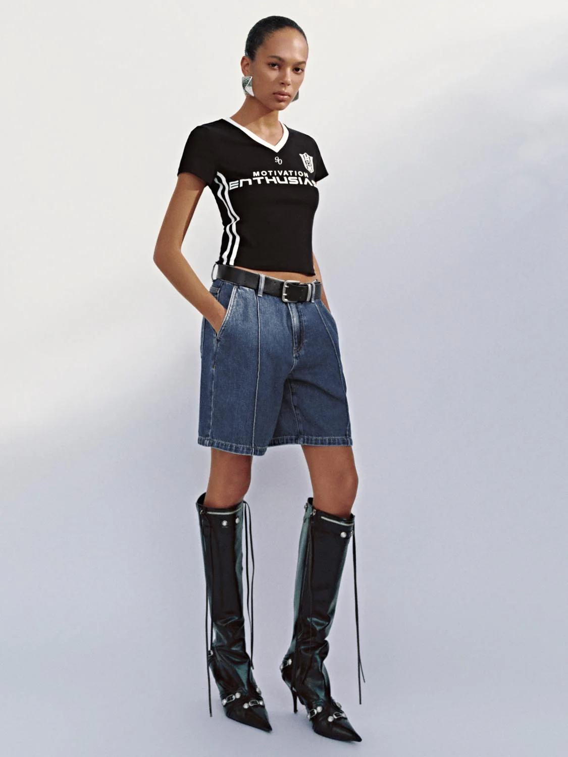 Vogue Denim Shorts - Image 6