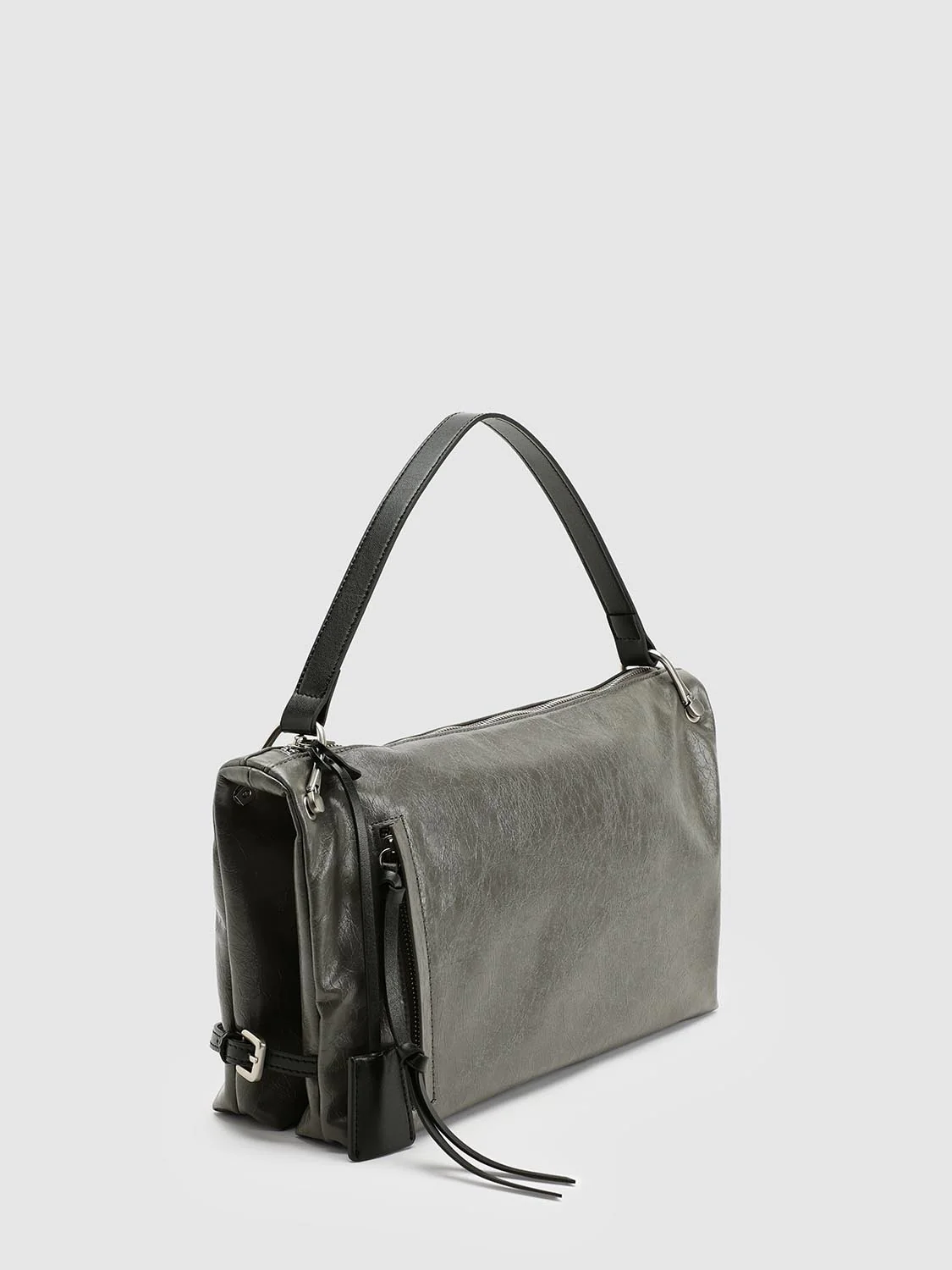 Wax Faux Leather Shoulder Bags - Image 2