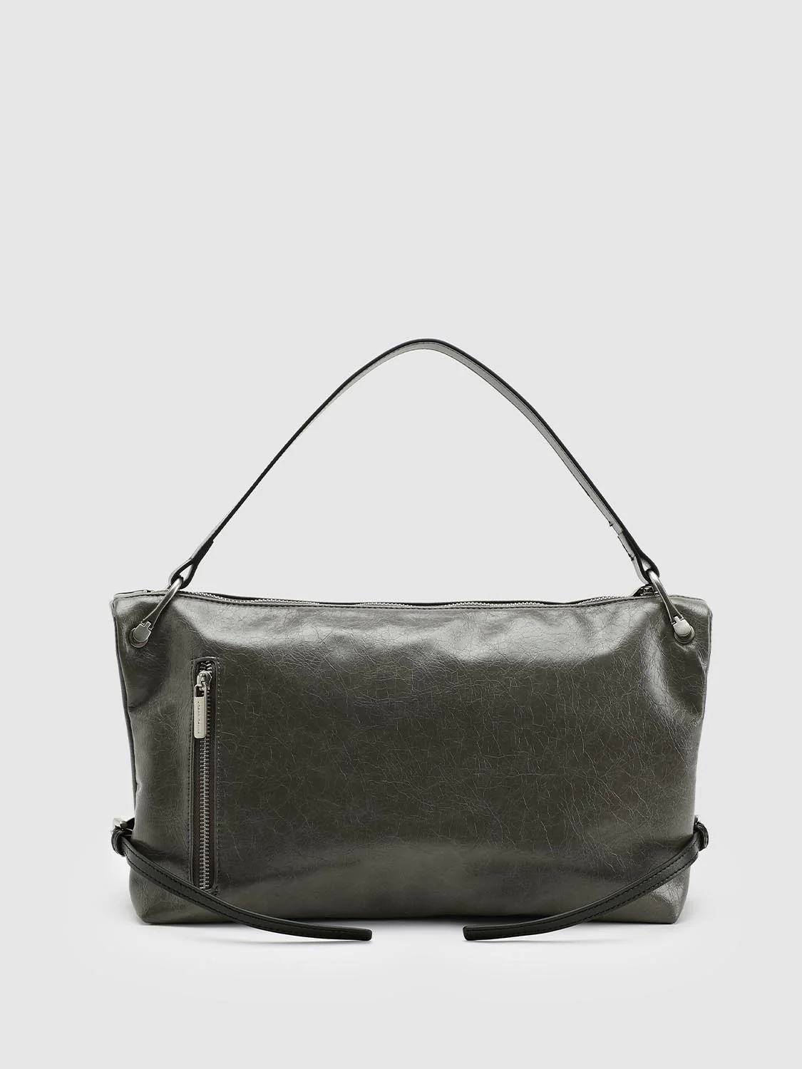Wax Faux Leather Shoulder Bags - Image 3