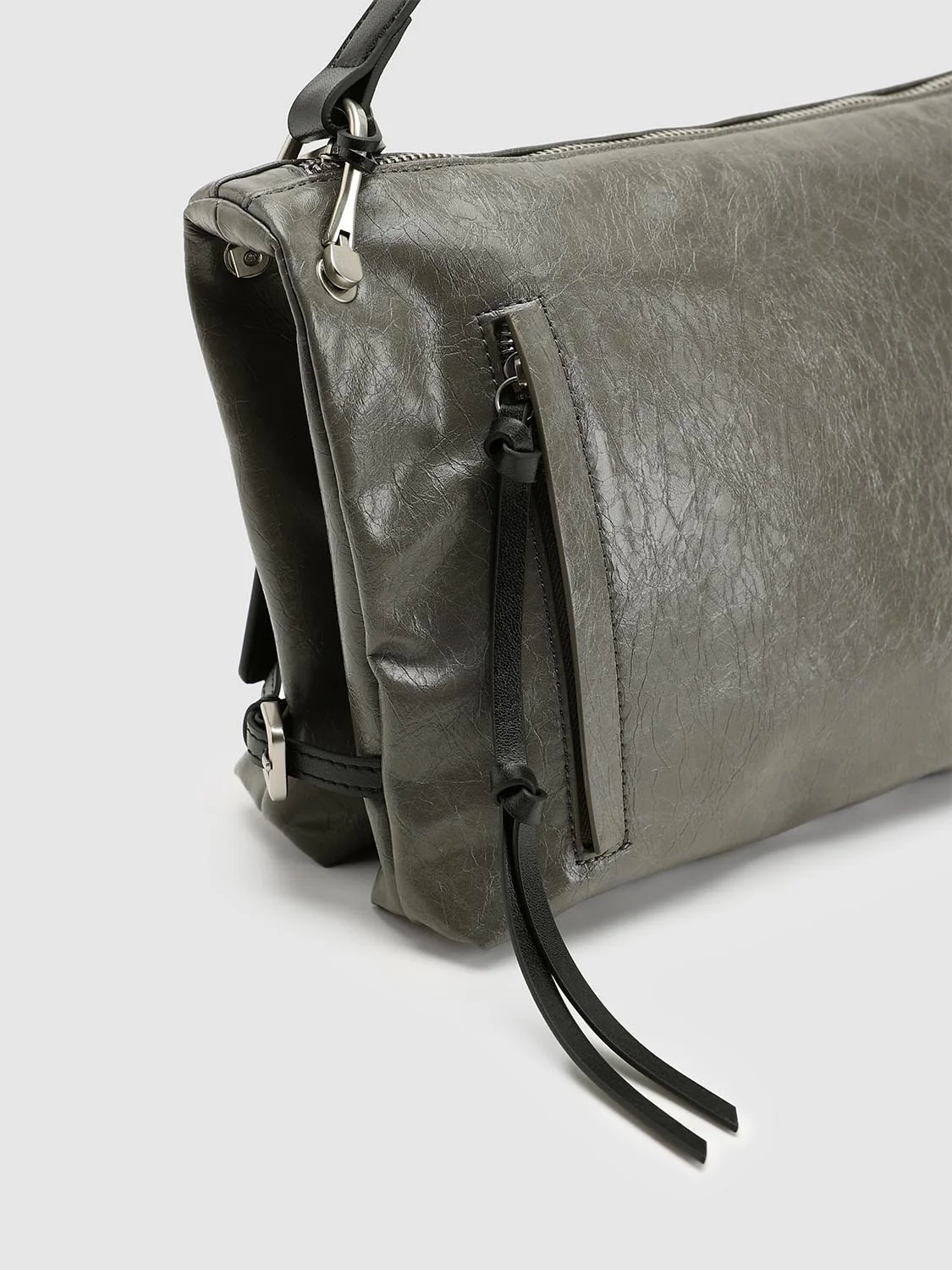 Wax Faux Leather Shoulder Bags - Image 4
