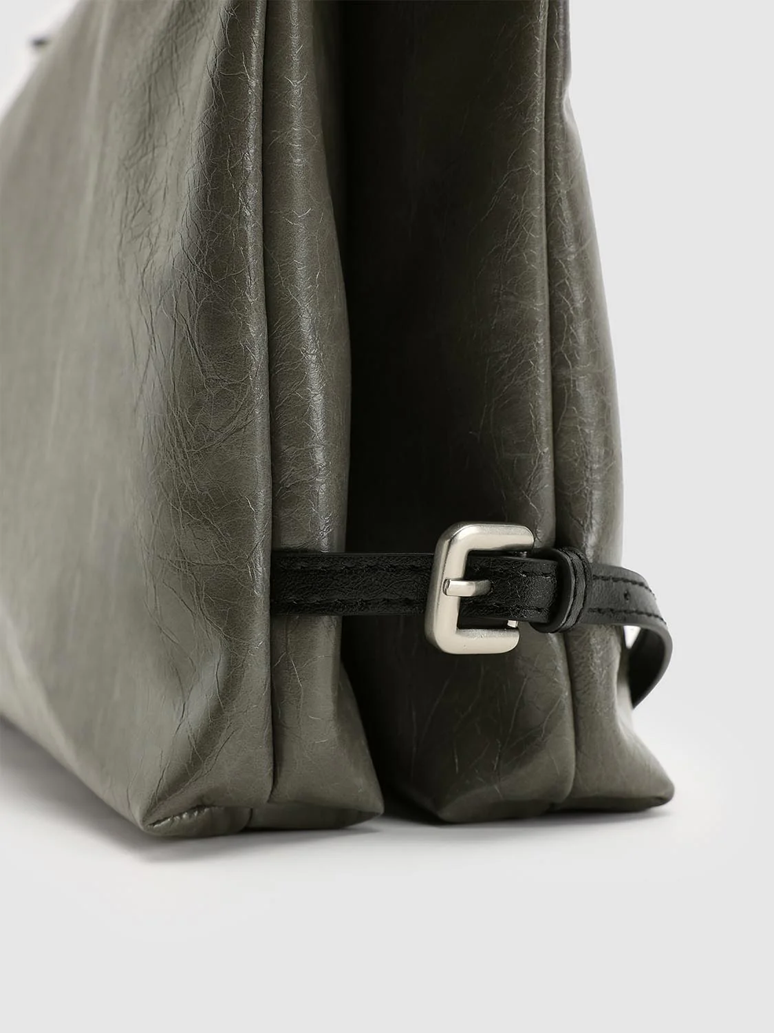 Wax Faux Leather Shoulder Bags - Image 6
