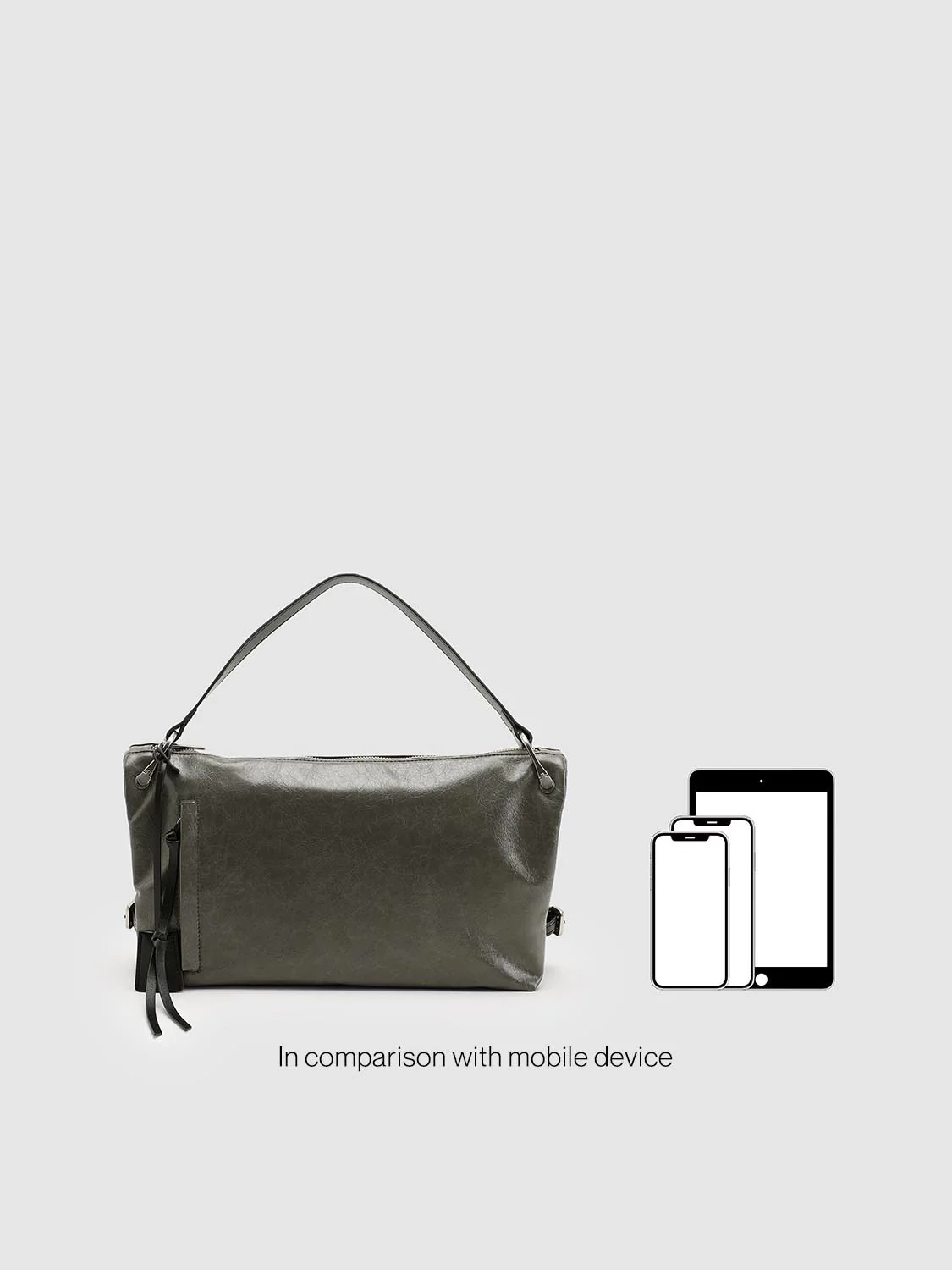 Wax Faux Leather Shoulder Bags - Image 7