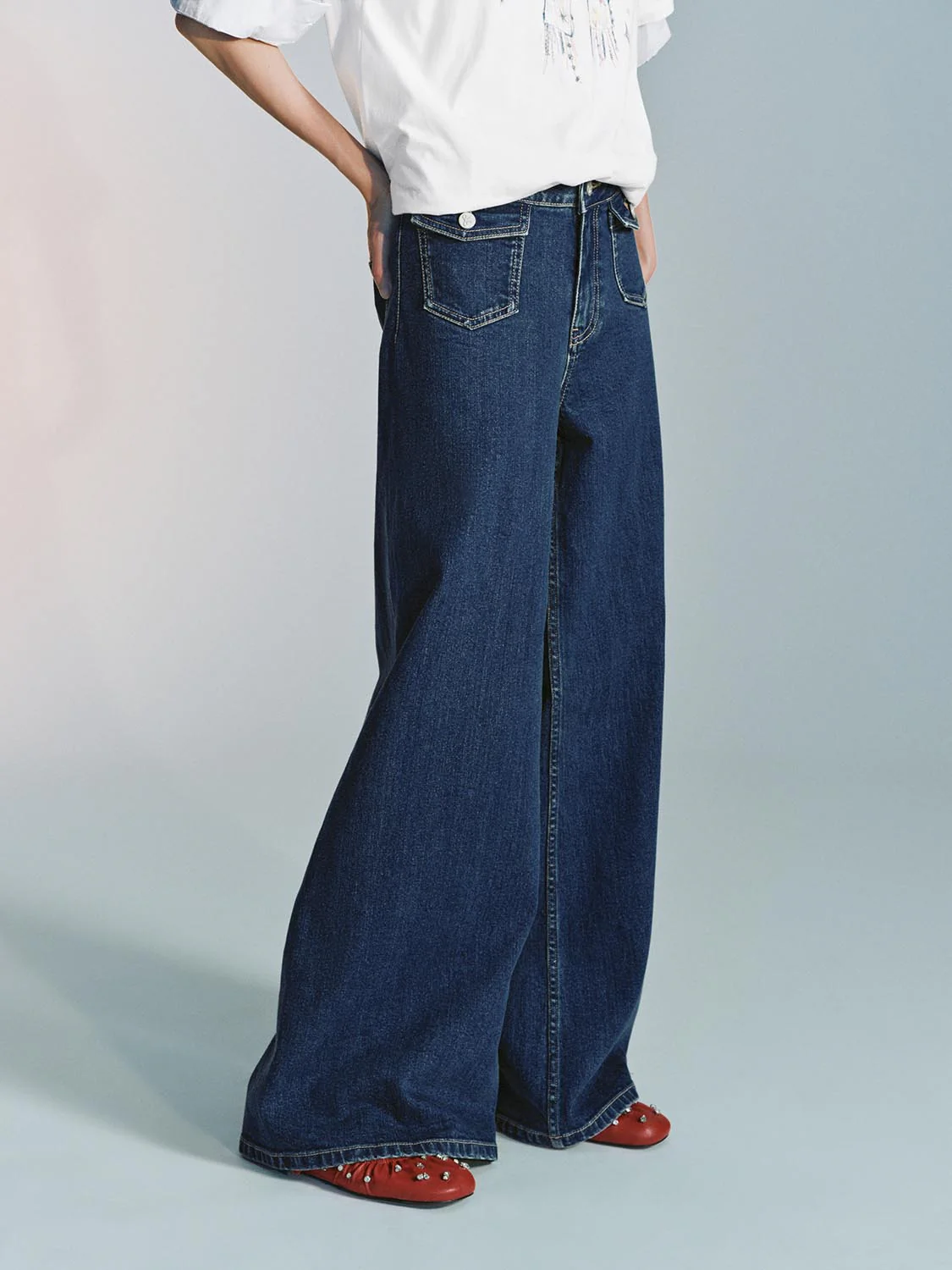 Wide Leg Jeans - Image 3