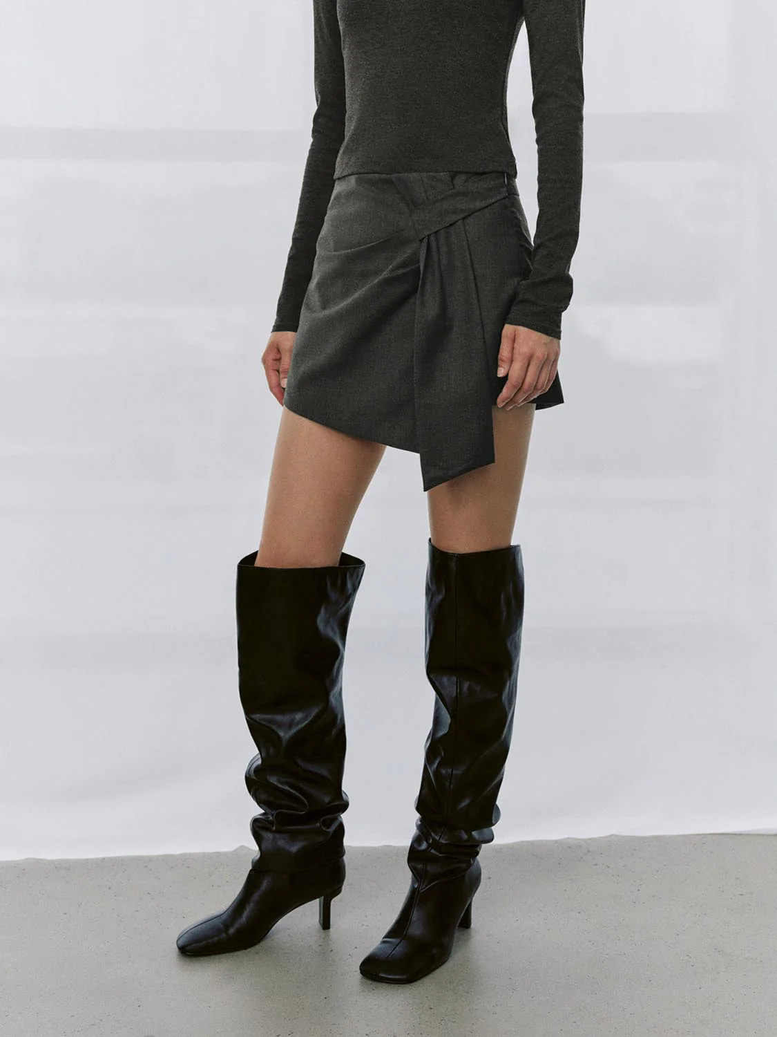 Wrap Mini Skirts - Image 3