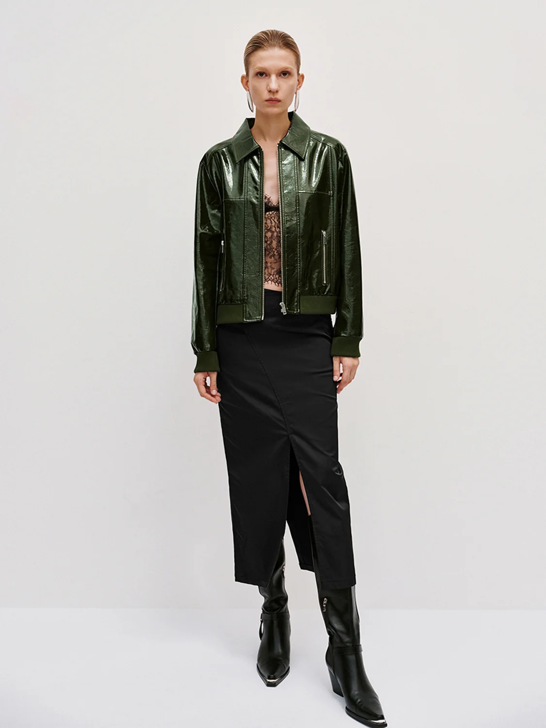 Zip Pockets Bomber Jackets - Image 5